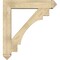 Ekena Millwork Merced Arts and Crafts Rough Sawn Bracket w/ Offset Brace, Douglas Fir, 8"W x 40"D x 44"H BKT0806X40X44MRC03RDF - alternate 3
